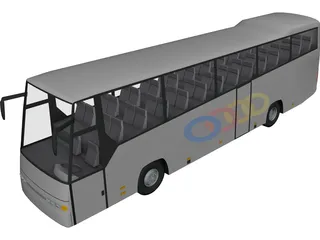 Volvo Bus 3D Model preview