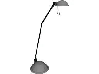 Lamp Desk 3D Model preview