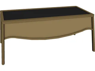 Garden Table 3D Model preview