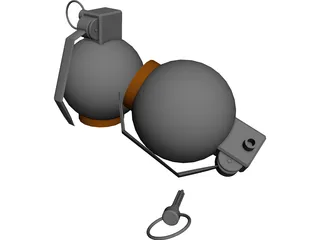 Granades 3D Model preview