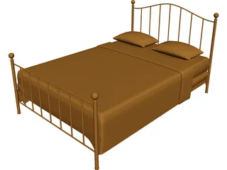 Bed Iron 3D Model preview