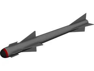 Missile AA8 Aphid 3D Model preview