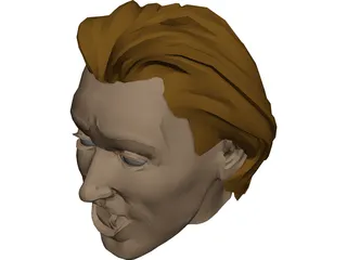 Head Male 3D Model preview