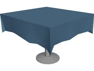 Table Cloth Princeton 3D Model preview