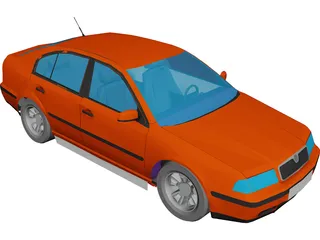 Skoda Octavia 3D Model preview