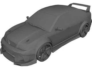 Volkswagen Bora RS [Tuned] 3D Model preview