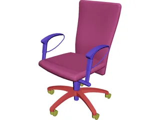 Chair Arms Task 3D Model preview
