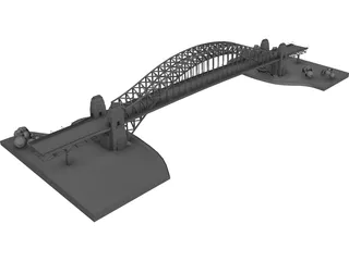 Iron Bridge 3D Model preview