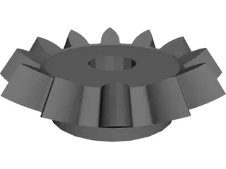 Bevel Pinion 3D Model preview