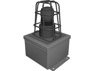Strobe Light 3D Model preview