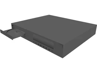 CD Player 3D Model preview