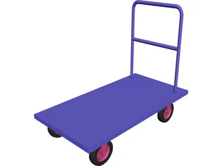 Pushcar 3D Model preview
