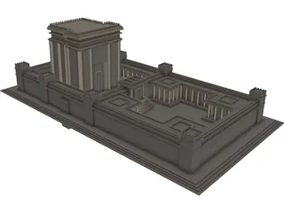 Second Temple 3D Model preview