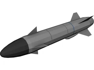 Missile Penguin Anti-Ship 3D Model preview