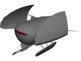 Martian Flyer 3D Model preview