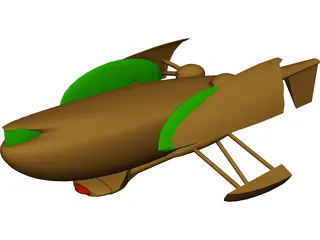 Martian Flyer 3D Model preview