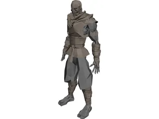 Ninja 3D Model preview