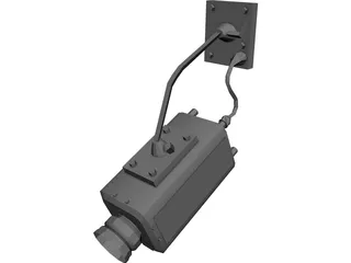 Video Security Camera 3D Model preview