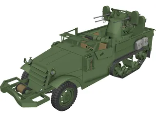 US M 16 3D Model preview