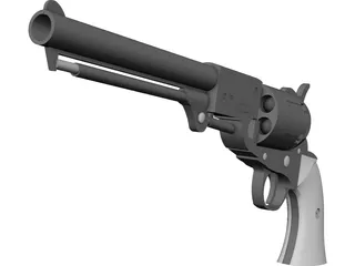 Colt Dragoon 3D Model preview