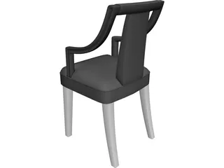 Chair Wood 3D Model preview