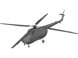 Mil Mi-4 3D Model preview