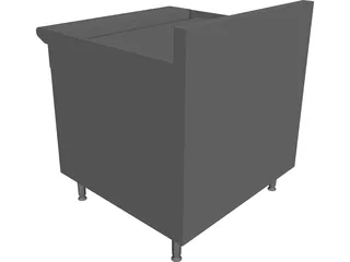 Broiler Under-Fired Gas 36 3D Model preview