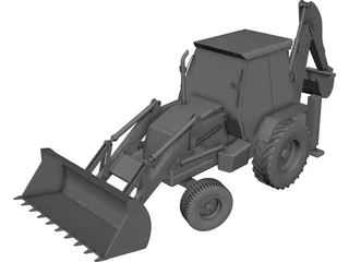 JCB 3DX 3D Model preview