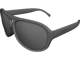 Polaroid Sunglasses 3D Model preview
