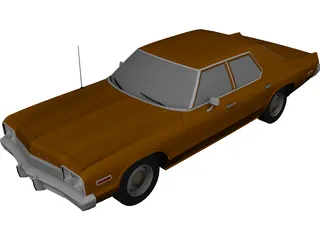Dodge Monaco (1974) 3D Model preview