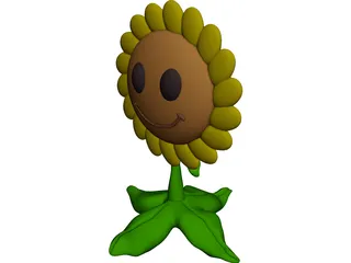Sunflower 3D Model preview