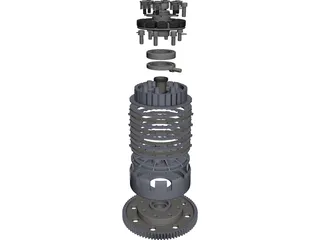 Clutch 3D Model preview