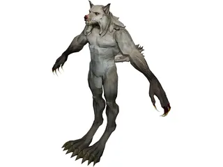 Werewolf 3D Model preview