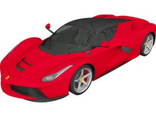 Ferrari LaFerrari 3D Model preview
