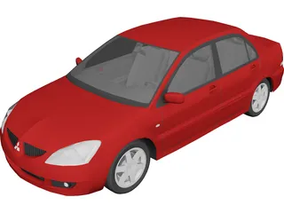 Mitsubishi Lancer (2004) 3D Model preview