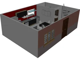 Small Room 3D Model preview
