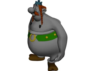 Obelix 3D Model preview