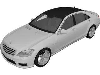 Mercedes-Benz S65 AMG (2012) 3D Model preview