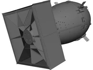 Atom Bomb 3D Model preview