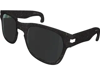 Rayban Sunglasses 3D Model preview