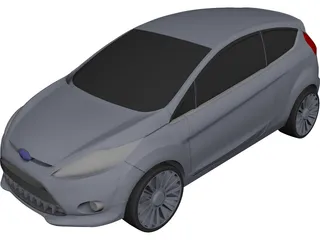 Ford Fiesta 3D Model preview