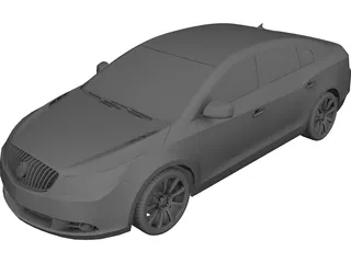 Buick LaCrosse (2010) 3D Model preview