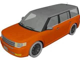 Ford Flex (2009) 3D Model preview