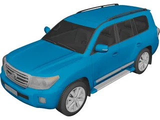 Toyota Land Cruiser (2013) 3D Model preview