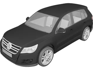 Volkswagen Tiguan (2011) 3D Model preview