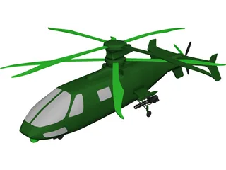 Sikorsky S-97 3D Model preview