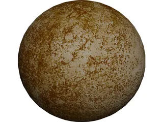 Mercury Planet 3D Model preview