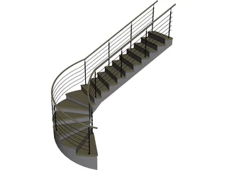 Stair 3D Model preview