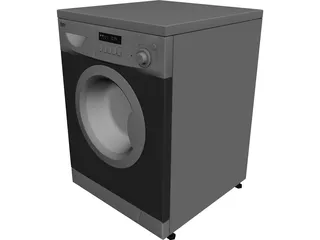 Washing Machine 3D Model preview