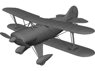 Pitts Special S-1 3D Model preview